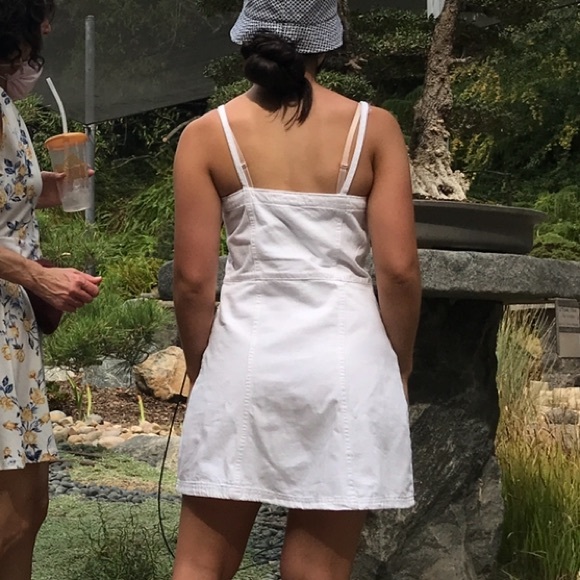 H&M White Denim Button Dress with Pockets!! - Picture 3 of 4